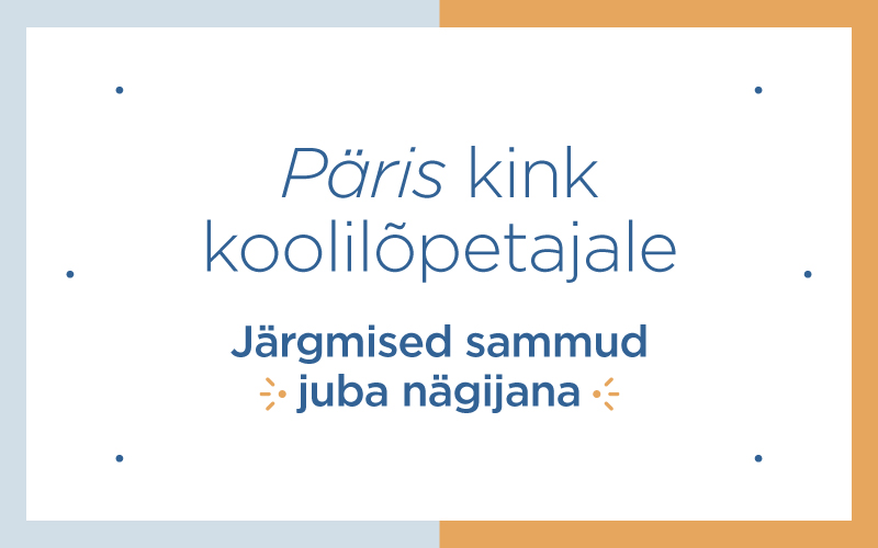 Päris kink koolilõpetajale Päris kink koolilõpetajale
